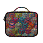 Bohemian Indian Box Pattern Print Briefcase Bible Bag