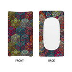 Bohemian Indian Box Pattern Print Changing Pad Cover