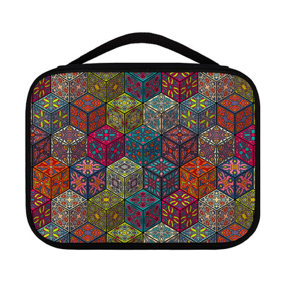 Bohemian Indian Box Pattern Print Classic Bible Case