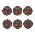 Bohemian Indian Box Pattern Print Coaster Set