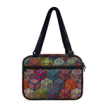 Bohemian Indian Box Pattern Print Double Strap Bible Bag