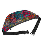 Bohemian Indian Box Pattern Print Fanny Pack