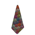 Bohemian Indian Box Pattern Print Hand Towel
