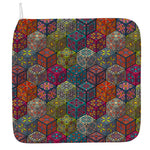 Bohemian Indian Box Pattern Print Hand Towel