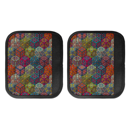 Bohemian Indian Box Pattern Print Handle Covers