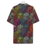 Bohemian Indian Box Pattern Print Hawaiian Shirt