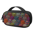 Bohemian Indian Box Pattern Print Portable Cooler Travel Case