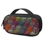 Bohemian Indian Box Pattern Print Insulin Cooler Travel Case