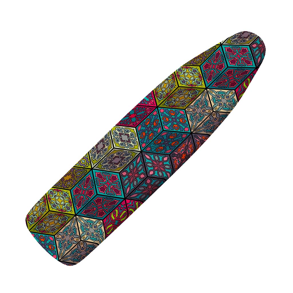 Bohemian Indian Box Pattern Print Ironing Board Cover