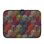 Bohemian Indian Box Pattern Print Laptop Sleeve