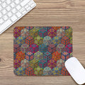 Bohemian Indian Box Pattern Print Mouse Pad