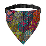 Bohemian Indian Box Pattern Print Over The Collar Dog Bandana