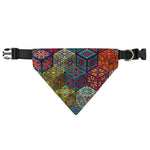 Bohemian Indian Box Pattern Print Over The Collar Dog Bandana