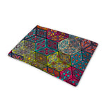 Bohemian Indian Box Pattern Print Pet Cooling Mat Cover