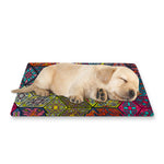 Bohemian Indian Box Pattern Print Pet Cooling Mat Cover