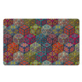 Bohemian Indian Box Pattern Print Polyester Doormat