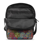 Bohemian Indian Box Pattern Print Rectangular Crossbody Bag