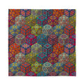 Bohemian Indian Box Pattern Print Silk Bandana