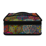 Bohemian Indian Box Pattern Print Small Lunch Bag