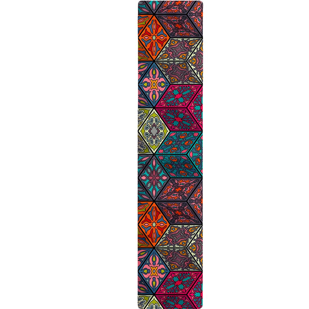 Bohemian Indian Box Pattern Print Table Runner