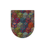 Bohemian Indian Box Pattern Print Toilet Lid Cover