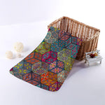 Bohemian Indian Box Pattern Print Towel