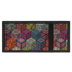 Bohemian Indian Box Pattern Print Trifold Wallet