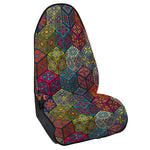 Bohemian Indian Box Pattern Print Waterproof Car Seat Cover