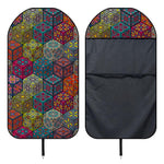 Bohemian Indian Box Pattern Print Waterproof Car Seat Cover