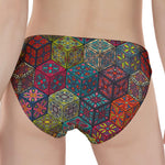 Bohemian Indian Box Pattern Print Women's Panties