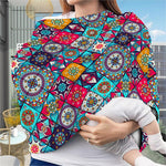 Bohemian Indian Mandala Patchwork Print Baby Seat Cover