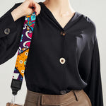 Bohemian Indian Mandala Patchwork Print Bag Strap