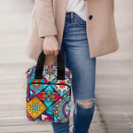 Bohemian Indian Mandala Patchwork Print Bible Tote Bag