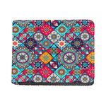Bohemian Indian Mandala Patchwork Print Bifold Wallet