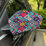 Bohemian Indian Mandala Patchwork Print Car Side Mirror Covers