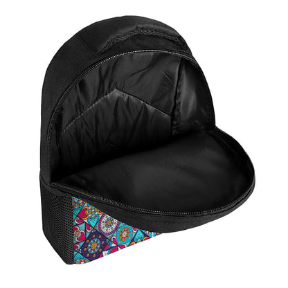 Bohemian Indian Mandala Patchwork Print Casual Backpack