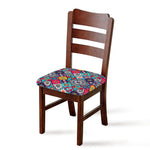 Bohemian Indian Mandala Patchwork Print Chair Cushion Cover