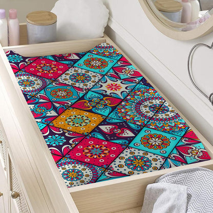 Bohemian Indian Mandala Patchwork Print Changing Pad Cover