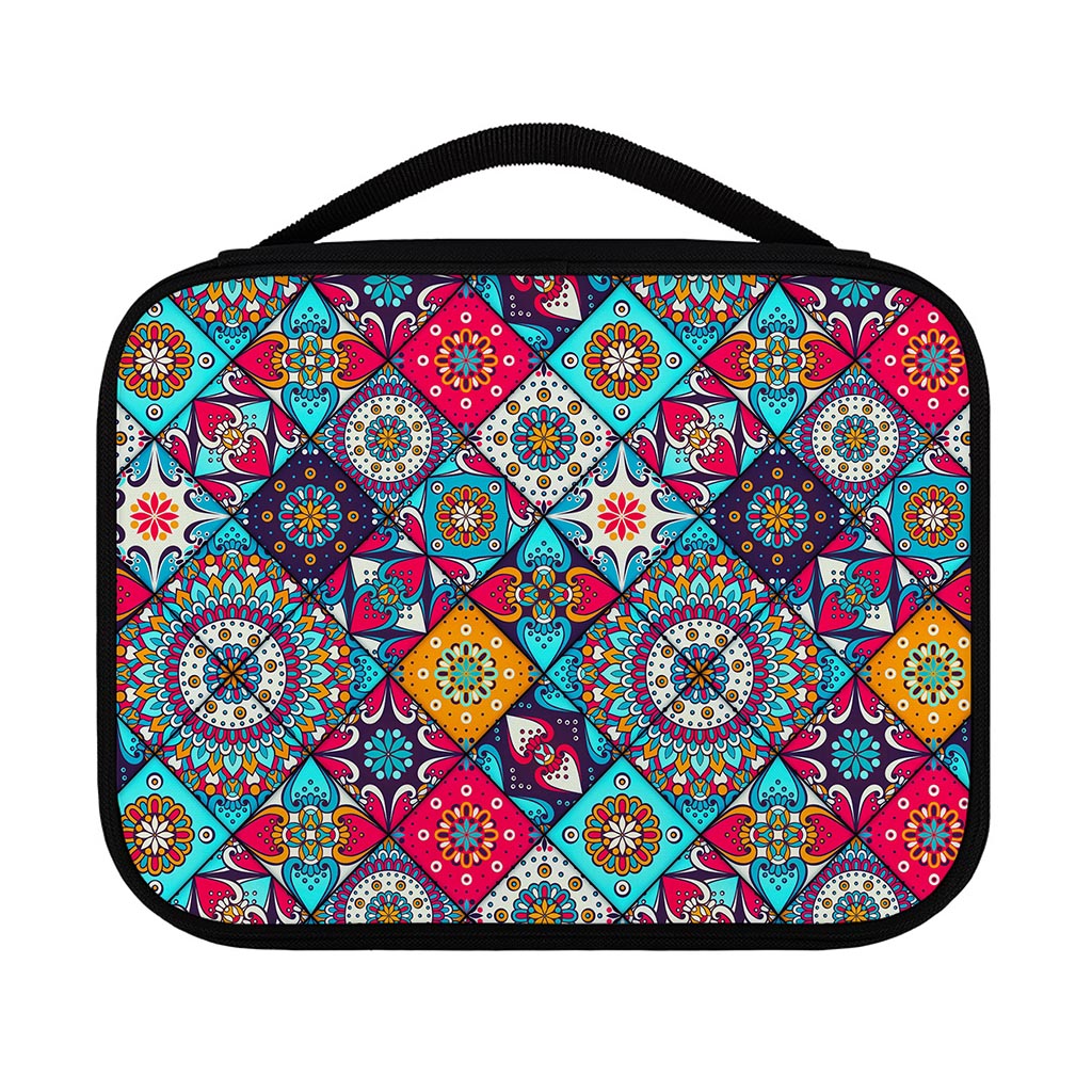 Bohemian Indian Mandala Patchwork Print Classic Bible Case