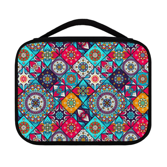 Bohemian Indian Mandala Patchwork Print Classic Bible Case