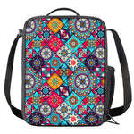 Bohemian Indian Mandala Patchwork Print Crossbody Lunch Bag