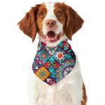 Bohemian Indian Mandala Patchwork Print Dog Bandana