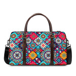 Bohemian Indian Mandala Patchwork Print Duffle Bag