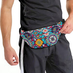 Bohemian Indian Mandala Patchwork Print Fanny Pack