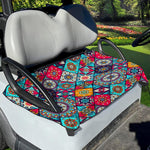 Bohemian Indian Mandala Patchwork Print Golf Cart Seat Cover