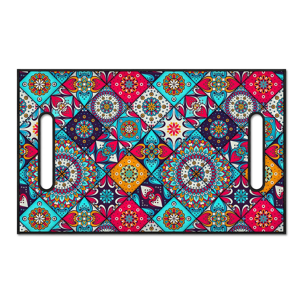 Bohemian Indian Mandala Patchwork Print Golf Cart Seat Cover