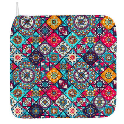 Bohemian Indian Mandala Patchwork Print Hand Towel
