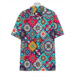 Bohemian Indian Mandala Patchwork Print Hawaiian Shirt