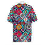 Bohemian Indian Mandala Patchwork Print Hawaiian Shirt