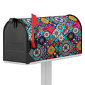 Bohemian Indian Mandala Patchwork Print Mailbox Cover